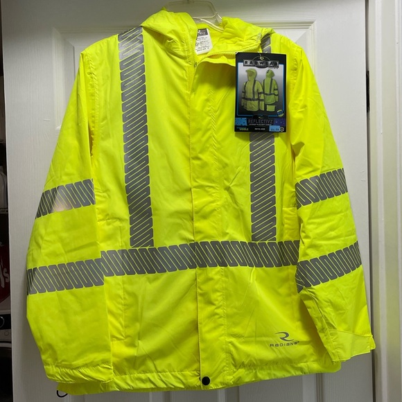 Women’s Radians Hi-Vis Rain jacket - Picture 1 of 13